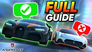 Go for the RIGHT Cars in Asphalt 9! | Asphalt 9 Best Cars Guide, Tips and Tricks