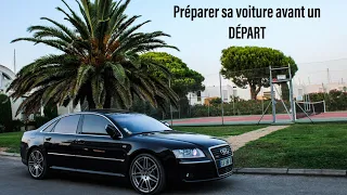 COMMENT Préparer❓sa VOITURE 🚘 pour un LONG TRAJET 🛣 ( Audi A8 ) Le TRANSPORTEUR