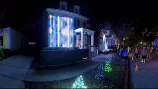 The Lights on Jeater Bend 2017 (Christmas) in 4K / 360 / VR / AMBIX