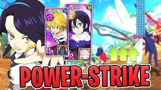 MELIODAS W/ DROLE COMMANDMENT + MERLIN POWER STRIKE = BROKEN!? POWERSTRIKE SINS TEAM! 7DSGC