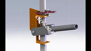 Реечный домкрат своими руками (Хайджек). 3D-модель и чертеж. Hi-Lift Jack.