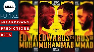UFC Fight Night Leon Edwards vs. Belal Muhammad FULL Fight Card Predictions