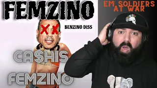 EMINEM SOLDIERS ALREADY AT WAR !!!! Ca$his Benzino Diss - "Femzino" ( REACTION !!!)