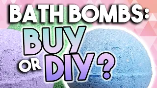 BUY or DIY? How much does it cost to make BATH BOMBS?