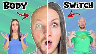 BODY SWITCH Up MOM vs DAD Mystery CURSE Prank! The KJAR Crew Parents SWAP Bodies!