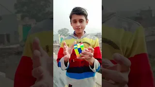 making Indian flag on Rubik's Cube with magic ✨🪄 #tranding #youtubeshorts #viral #challenge #shots