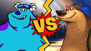 M.U.G.E.N Battles | Sulley vs Boog | Monsters, Inc. vs Open Season