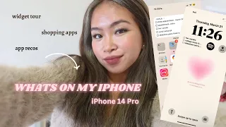 what’s on my iPhone 14 pro | widget tour, shopping apps, app recos