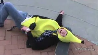 Skateboarding Banana Breaks His Leg??