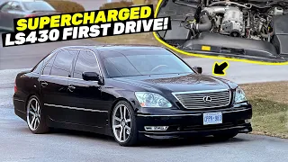 FIRST DRIVE! Supercharged Lexus LS430 RIPS!