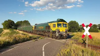 D-BRLL 266 039-7 (Freightliner 66012) mit DGS 95659 (BWER - BGA) zw. Werneuchen und Seefeld (Mark)