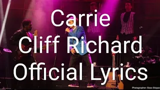 Carrie - Cliff Richard - Official Lyrics