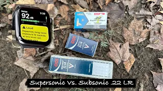 Subsonic .22 LR Ammo - How much Quieter?