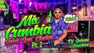 MIX CUMBIA SACA LAS CHELAS PT.2 , ARMONIA 10 , SERPIENTE , EL LOBO  , AGUA MARINA , CARIBEÑOS , ETC