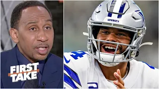 Stephen A. reacts to the Cowboys signing Dak Prescott to a 4-year, $160M contract | First Take
