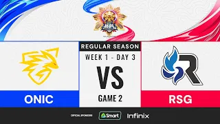 FIL MPL PH S13   W1D3  ONIC vs RSG  Game 2