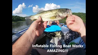Intex Excursion 5 Boat Test and Review  Bass Fishing