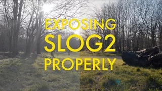 How To Expose SLOG2 Properly - Plus How I Colour My Channel Footage