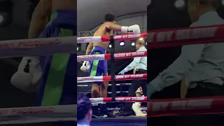 Pepito Masangkay knocks down Johny Alipio #BlowbyBlow #Knockdown #Boxing #mannypacquiao