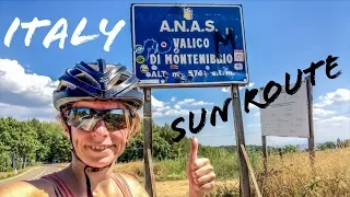 Cycling the Sun Route in Italy! Sun, sun, sun!