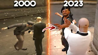 How Melee works in Every Hitman Game || Melee Comparison
