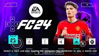 RELEASE EA SPORTS FC 24 PPSSPP CAMERA PS5 ANDROID OFFLINE UPDATE REAL FACES KITS AND FULL TRANSFERS