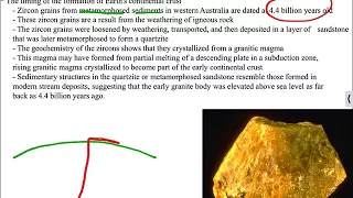 Historical Geology, Archean, differentiation, early processes