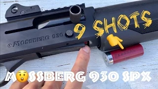✅Best Shotgun Semiautomatic Mossberg 930 SPX Tactical 9 Shots of Bird Shot, 00BK Slugger Shooting