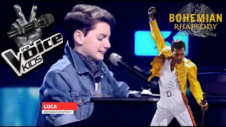 Luca || Queen Bohemian Rhapsody in The Voice Kids Germany 2020