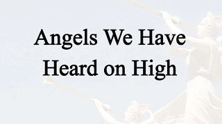 Angels We Have Heard On High (Hymn Charts with Lyrics, Contemporary)