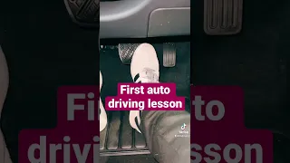 First ever automatic driving lesson #drivingschool #auto #bmw #audi