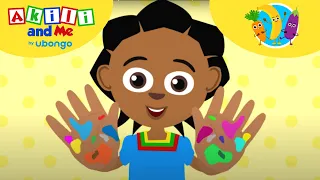 I love to be clean: Wash away germs! | Compilations from Akili and Me | African Educational Cartoons