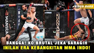 HANYA 1 RONDE! DETIK-DETIK JEKA SARAGIH MENANG SECARA BRUTAL, MUSUH TAK BERDAYA SEDIKITPUN🔥 HORASSSS