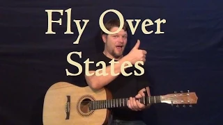 Fly Over States (Jason Aldean) How to Play Easy Strum Chord Guitar Lesson for Beginners