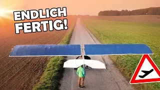 Unser SELBSTGEBAUTES FLUGZEUG ist fertig! | FLIEGENDES FAHRRAD #2