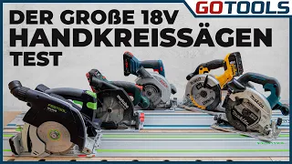 🔥 Der große 18V Handkreissägen Test mit Bosch, Metabo, Makita, DeWalt und Festool | inkl. Verlosung