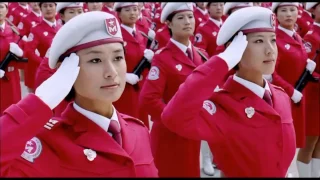 Défilé des femmes de l'armée chinoise