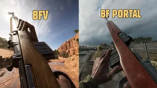 Battlefield V vs Battlefield Portal New Weapons (Season 3) Weapon Comparison