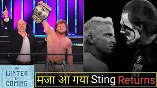 Sting Debut In AEW😱! Kenny Omega vs Jon Moxley🤩!AEW Winter is coming Highlights! Omega Wins😐!