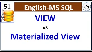 Difference between View and Materialized View | SQL Server