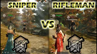 Rifleman VS Sniper! Which one is better for Shelterland PVP? Lifeafter