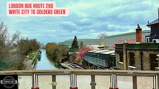 London 4k bus 260 Journey through industry and New Development Join me