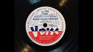 BOOGIE WOOGIE BUGLE BOY by The Andrews Sisters on V-Disc 1944