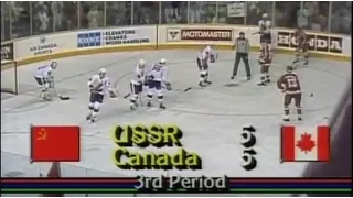 1987 Canada Cup - Canada vs. USSR Final - Gretzky to Lemieux Series Winner!