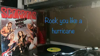 Scorpions - Rock You Like A Hurricane from Lp vinyl World Wide Live of 1985 (EMI)