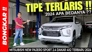 Bongkar !! MITSUBISHI NEW PAJERO SPORT 2.4 DAKAR 4X2 2024 || REVIEW EXTERIOR & INTERIOR TERBARU