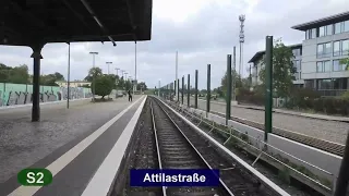 S-Bahn Berlin 2023 Linie S2 - Führerstandsmitfahrt