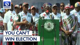 PDP Crisis: You Want To Deal With Me But You Can't Win Election, Says Wike