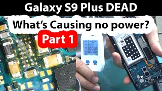 Galaxy S9 Plus No power Repair Part 1. Phone not charging. Finding short using Flir Thermal Camera