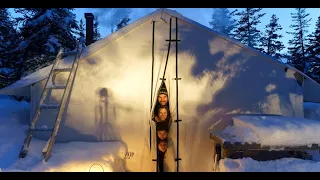 -30 Degrees Celcius - How We Insulate Our Canvas Tent For Winter!